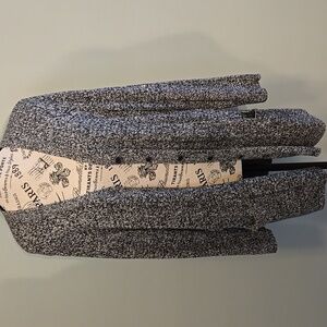 Grey/Black Cardigan With Buttons